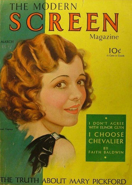 MODERN SCREEN magazine cover Issue 4 March 1931